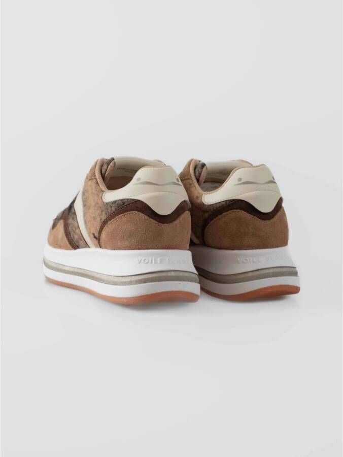 Voile blanche Moderne en comfortabele sneakers voor vrouwen Brown Dames