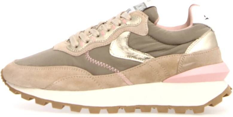 Voile blanche Beige Sneakers voor Dames Beige Dames