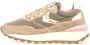 Voile blanche Suede and fabric sneakers Qwark Hype Woman Beige Dames - Thumbnail 2