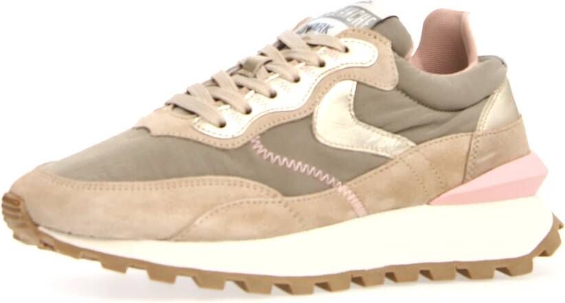 Voile blanche Beige Sneakers voor Dames Beige Dames