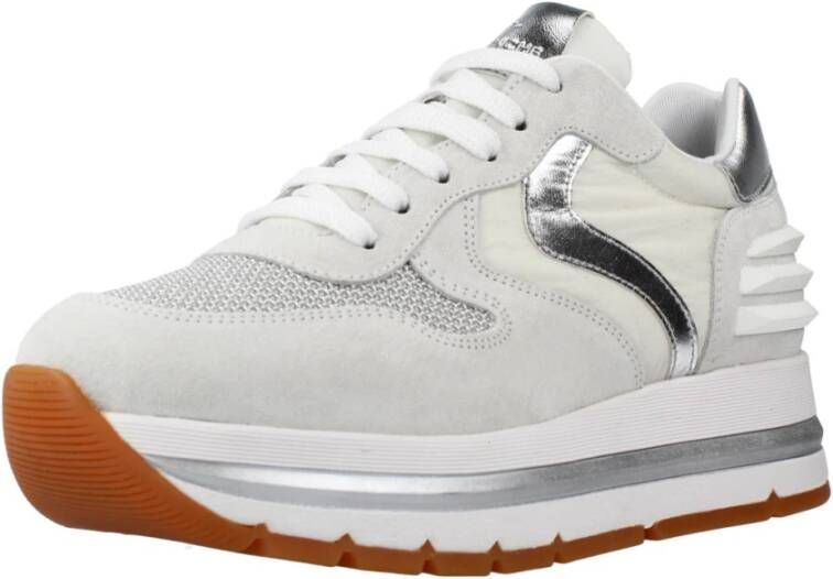 Voile blanche Elegante Power Sneakers voor Vrouwen Gray Dames