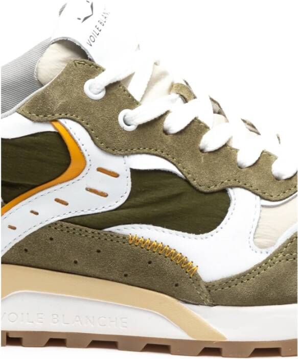 Voile blanche Stijlvolle Multikleur Sneakers voor Heren Groen Heren