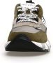 Voile blanche Groene textiel sneakers voor heren Green Heren - Thumbnail 4