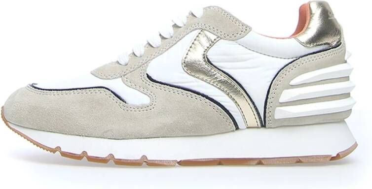 Voile blanche Witte Textiel Sneakers Wit Dames