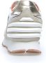 Voile blanche Witte Casual Textiel Sneakers met 2cm Rubberen Zool White Dames - Thumbnail 3