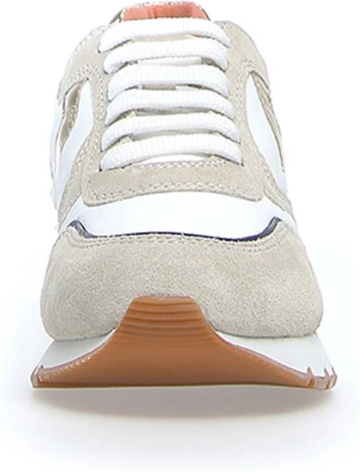 Voile blanche Witte Textiel Sneakers Wit Dames