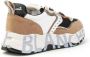 Voile blanche Stadsstijl Sneakers met Glamour Touch Brown Dames - Thumbnail 3