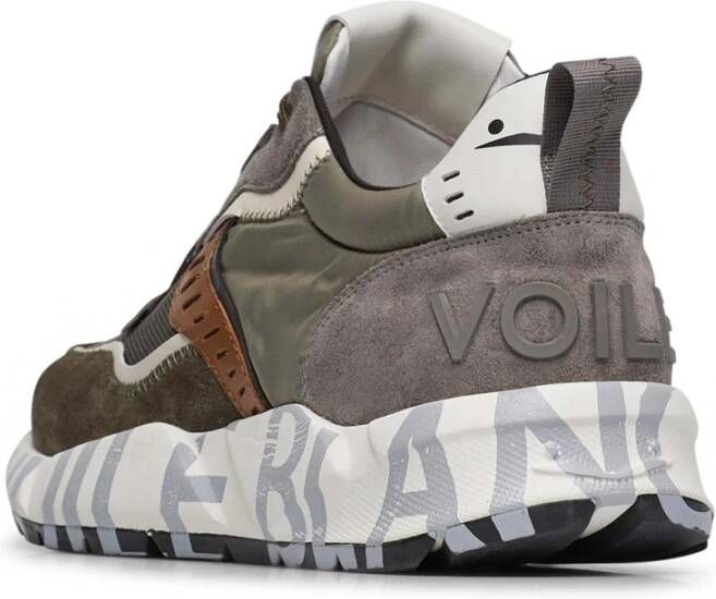 Voile blanche Suede and fabric sneakers Club01. Multicolor Heren