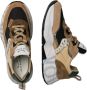 Voile blanche Suede and fabric sneakers Club105. Brown Dames - Thumbnail 3