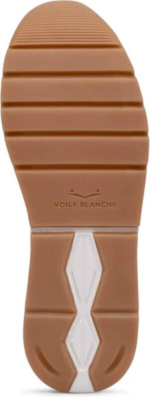 Voile blanche Suede and fabric sneakers Maran Power Beige Dames