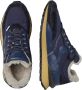 Voile blanche Suede and fabric sneakers Qwark Hype FUR MAN Blue Heren - Thumbnail 3