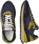 Voile blanche Suede and fabric sneakers Qwark Hype MAN Blue Heren - Thumbnail 3