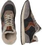 Voile blanche Suede and fabric sneakers Storm 015 FUR Man. Gray Heren - Thumbnail 3