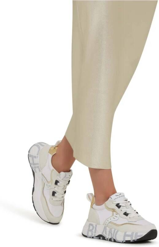 Voile blanche Suede and technical fabric sneakers Club105. White Dames