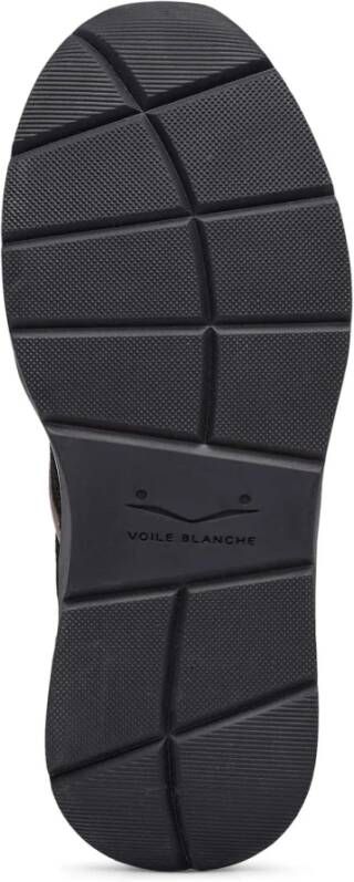 Voile blanche Suede and technical fabric sneakers Club108. Black Dames