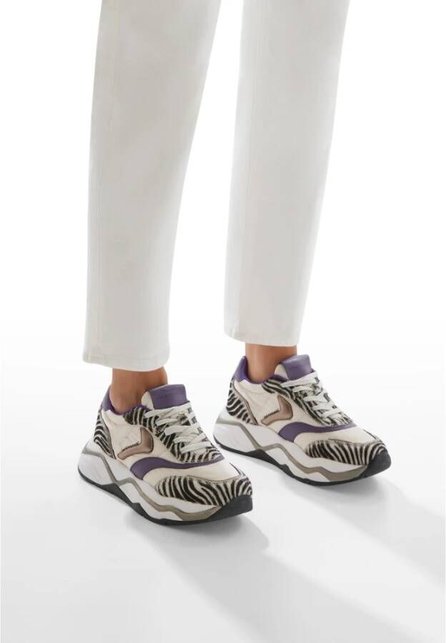 Voile blanche Suede and technical fabric sneakers Club108. Multicolor Dames