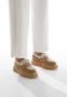 Voile blanche Suede and wool mocassins Grenelle MOK FUR Beige Dames - Thumbnail 2