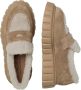 Voile blanche Suede and wool mocassins Grenelle MOK FUR Beige Dames - Thumbnail 3