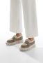 Voile blanche Suede and wool mocassins Grenelle MOK FUR Gray Dames - Thumbnail 2