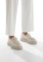 Voile blanche Suede and wool mocassins Grenelle MOK FUR White Dames - Thumbnail 2