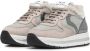 Voile blanche Suede and wool sneakers Maran FUR Gray Dames - Thumbnail 4