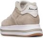 Voile blanche Suede and wool sneakers Melany. Pink Dames - Thumbnail 5