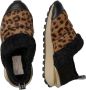 Voile blanche Suede and wool sneakers Qwark Slip FUR Woman Brown Dames - Thumbnail 2