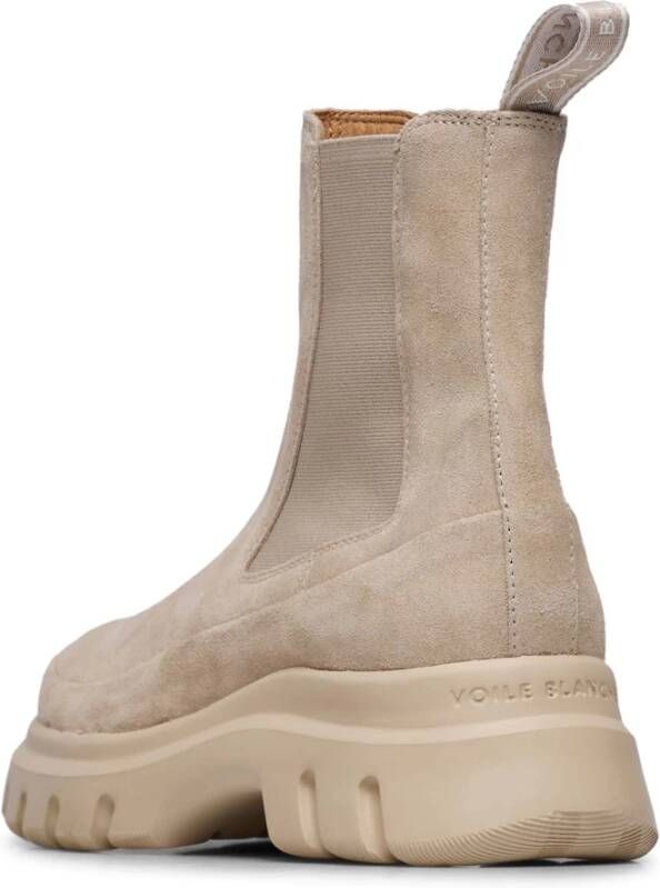 Voile blanche Suede ankle boots Twilly Chelsea 2 Beige Dames