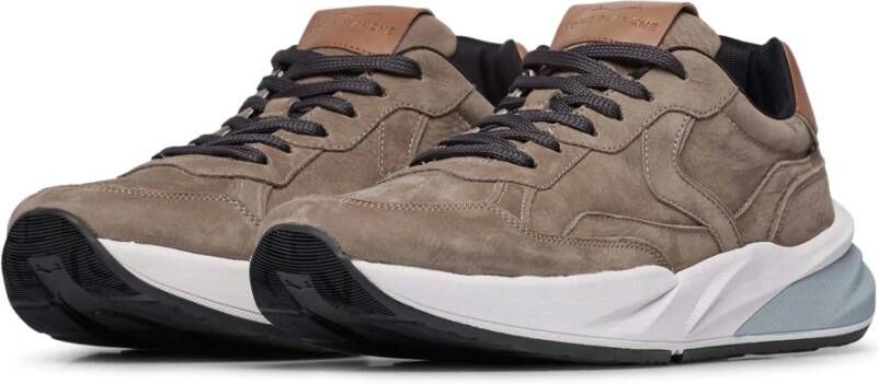 Voile blanche Suede sneakers Bulk Man. Gray Heren