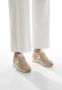 Voile blanche Suede sneakers Julia Beige Dames - Thumbnail 2