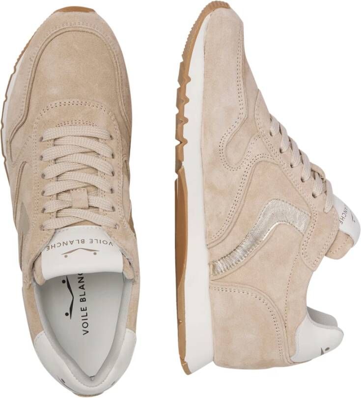 Voile blanche Suede sneakers Julia Beige Dames