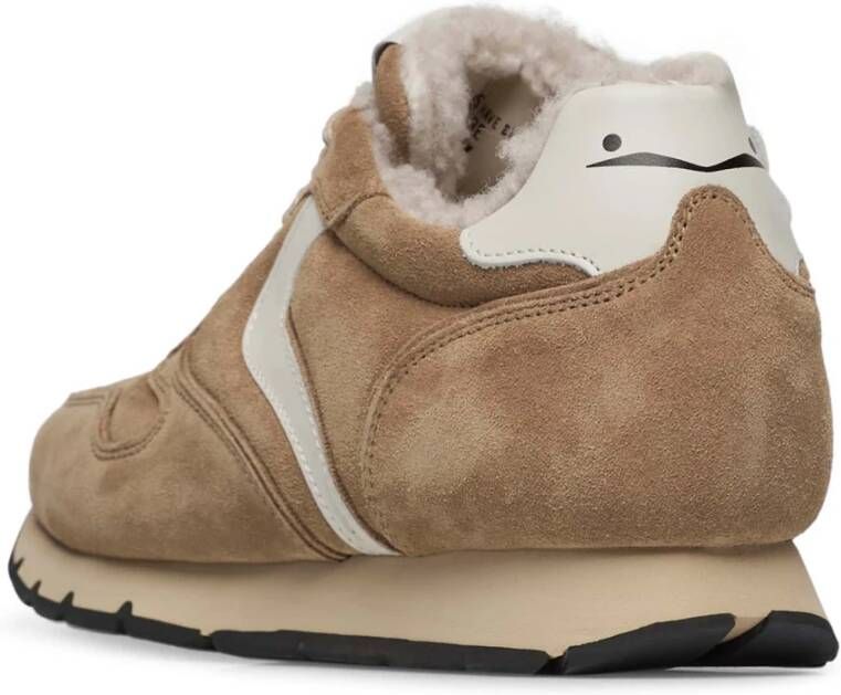 Voile blanche Suede sneakers Julia Pump FUR Brown Dames