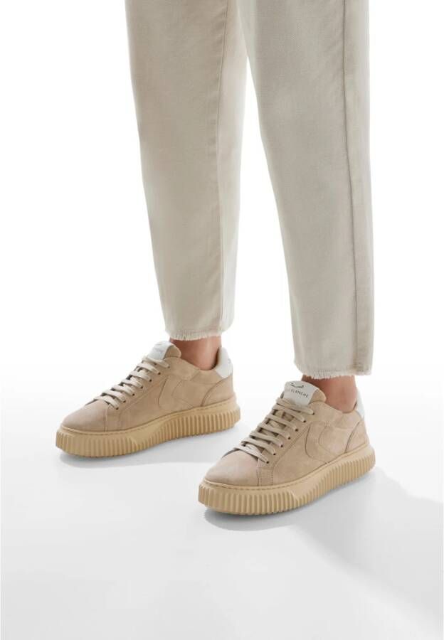 Voile blanche Suede sneakers Lipari Beige Dames