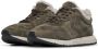 Voile blanche Suede sneakers Storm 015 FUR Man. Green Heren - Thumbnail 4