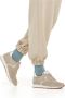 Voile blanche Suede sneakers with metallic details Julia Beige Dames - Thumbnail 2