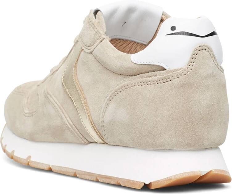 Voile blanche Suede sneakers with metallic details Julia Beige Dames