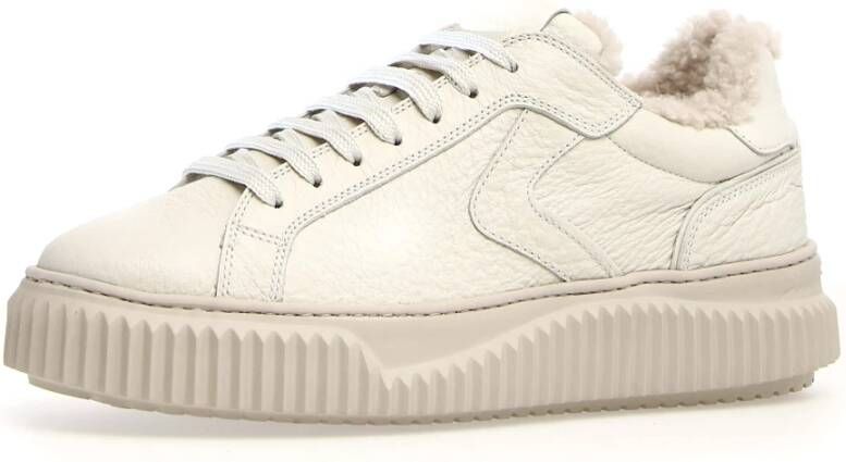 Voile blanche Witte Leren Sneakers City Chic Stijl White Dames