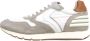 Voile blanche Suede and technical fabric sneakers Liam Power White Heren - Thumbnail 8
