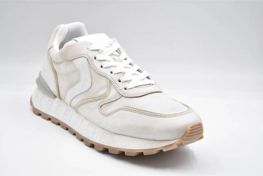 Voile blanche Witte Veterschoenen voor Mannen White Heren