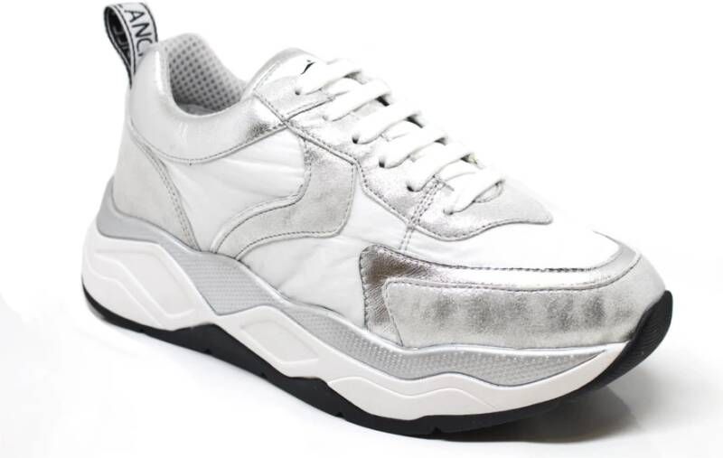 Voile blanche Zilver Metallic Sneakers Gray Dames