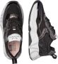 Voile blanche Zwarte Glitter Sneakers Club105 Black Dames - Thumbnail 4