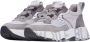 Voile blanche Zwarte Glitter Sneakers Club105 Gray Dames - Thumbnail 5