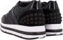 Voile blanche Zwarte Leren Sneakers Maran Stijl Black Dames - Thumbnail 3