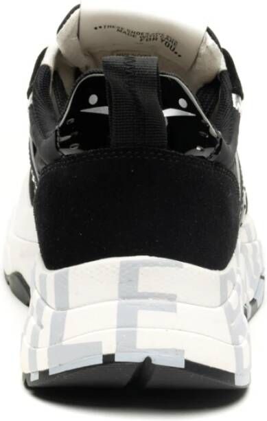 Voile blanche Zwarte Sneakers Club 105 Black Dames