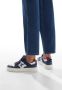 W6Yz Faux leather and suede sneakers Bond 2-M. Blue Heren - Thumbnail 2