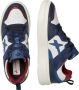 W6Yz Faux leather and suede sneakers Bond 2-M. Blue Heren - Thumbnail 3