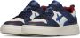 W6Yz Faux leather and suede sneakers Bond 2-M. Blue Heren - Thumbnail 4