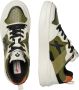 W6Yz Faux leather and suede sneakers Bond 2-M. Green Heren - Thumbnail 3