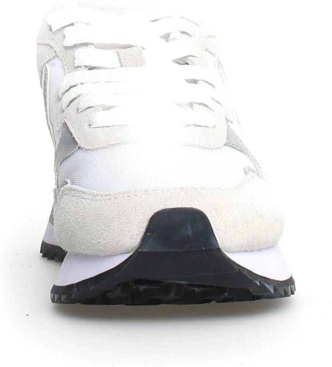 W6Yz Grijze Sneakers met Suede Inzetstukken Gray Dames