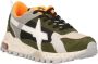 W6Yz Militaire Sneakers Multicolor Suède Polyester Multicolor Heren - Thumbnail 2